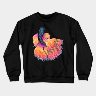 Bright Beta Fish Crewneck Sweatshirt